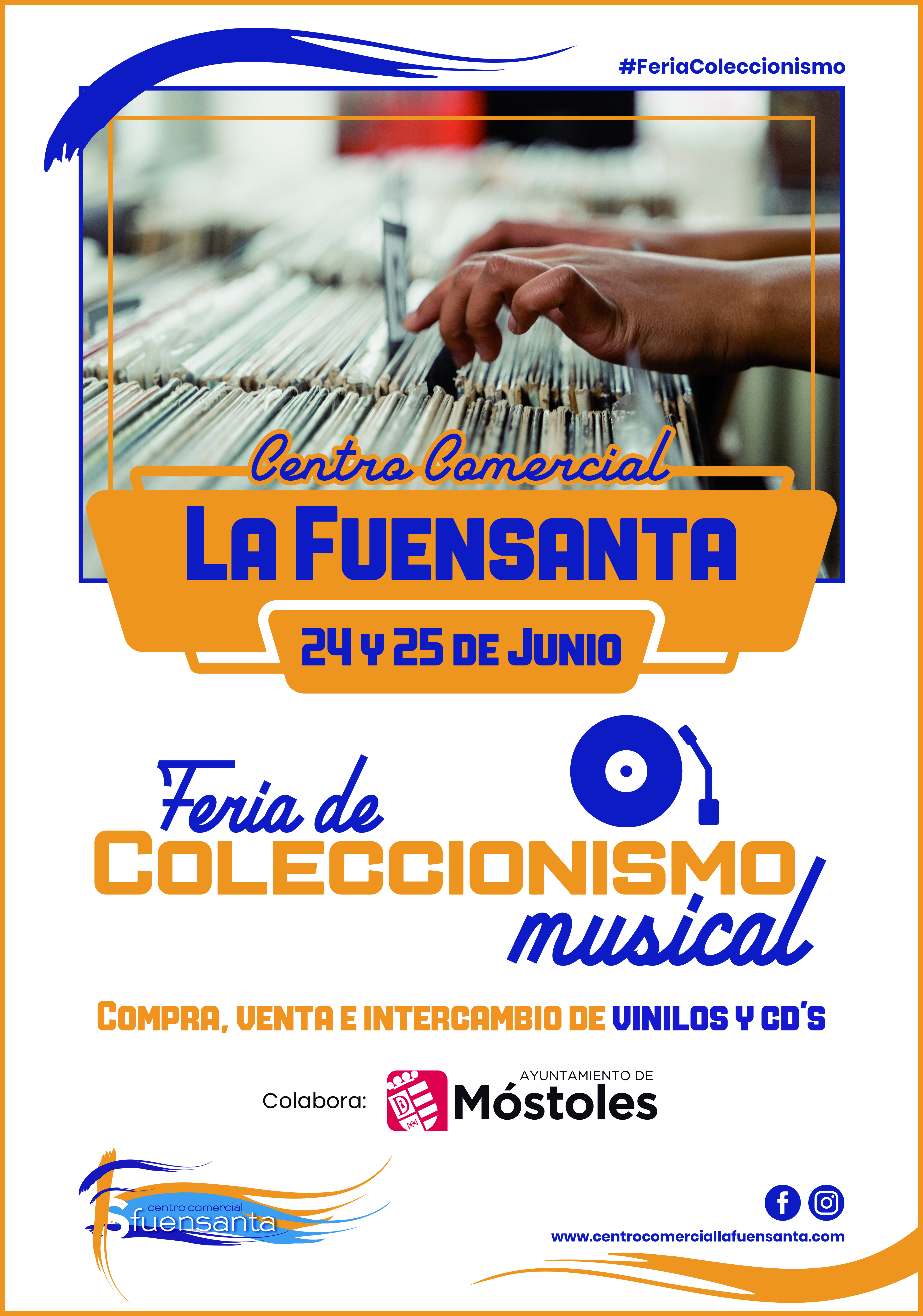 Feria de Coleccionismo Musical en Centro Comercial La Fuensanta en Móstoles