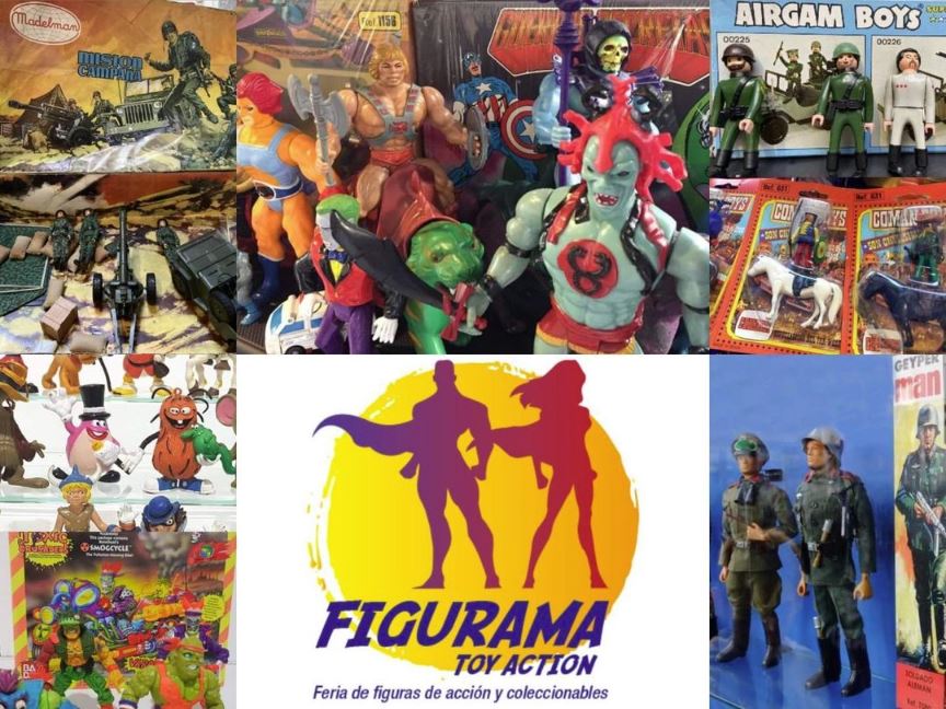  3ª Feria de figuras de acción y coleccionables,Madelman, Airgamboys, Power Rangers, Geyperman, Masters del Universo, Gijoe, Dunkin, Lego, Playmobil o Star Wars