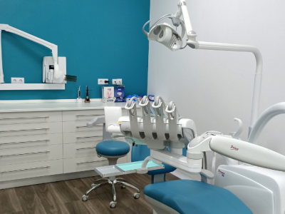 Sillón de trabajo BR Odontología y Fisioterapia en clínica dental