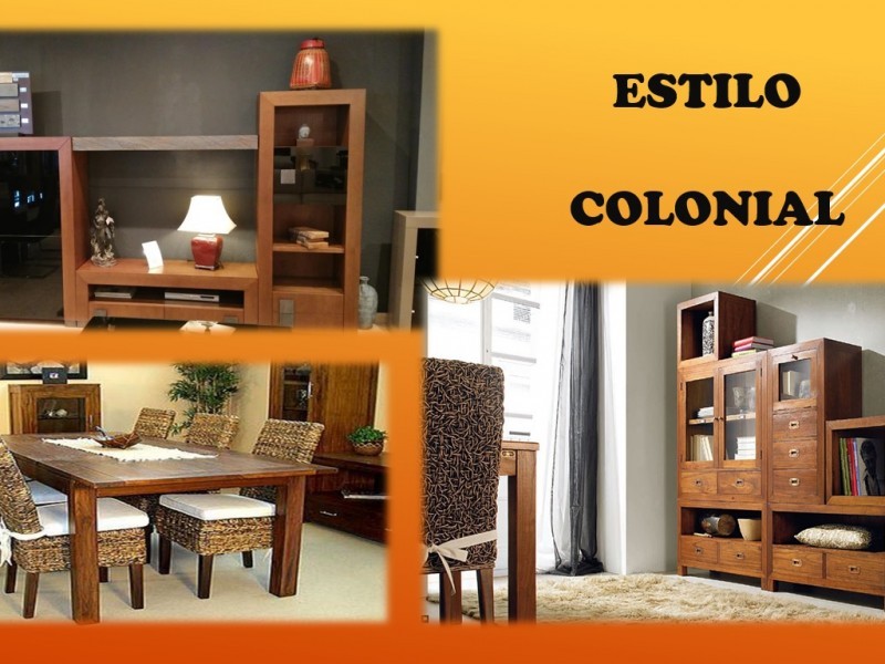 Muebles y Decoración de estilo exótico y colonial