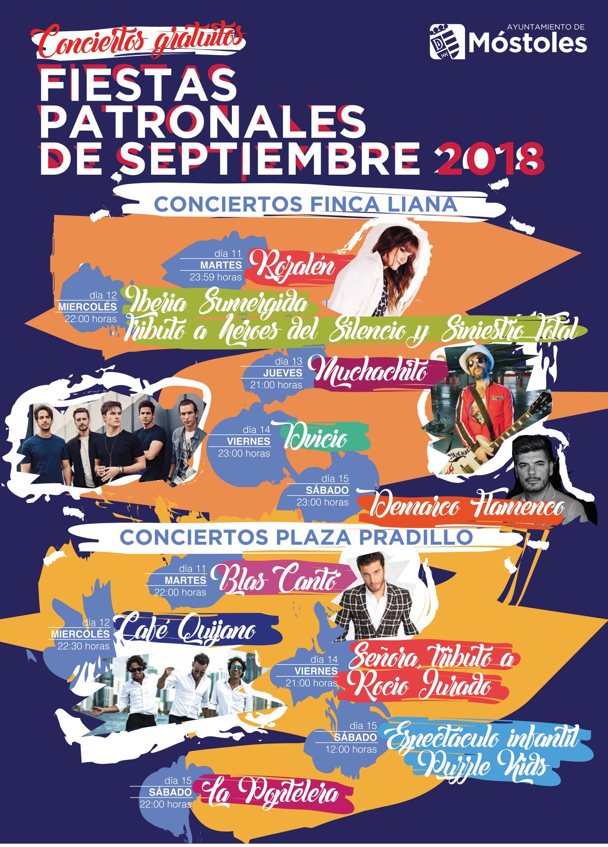 conciertos fiestas mostoles